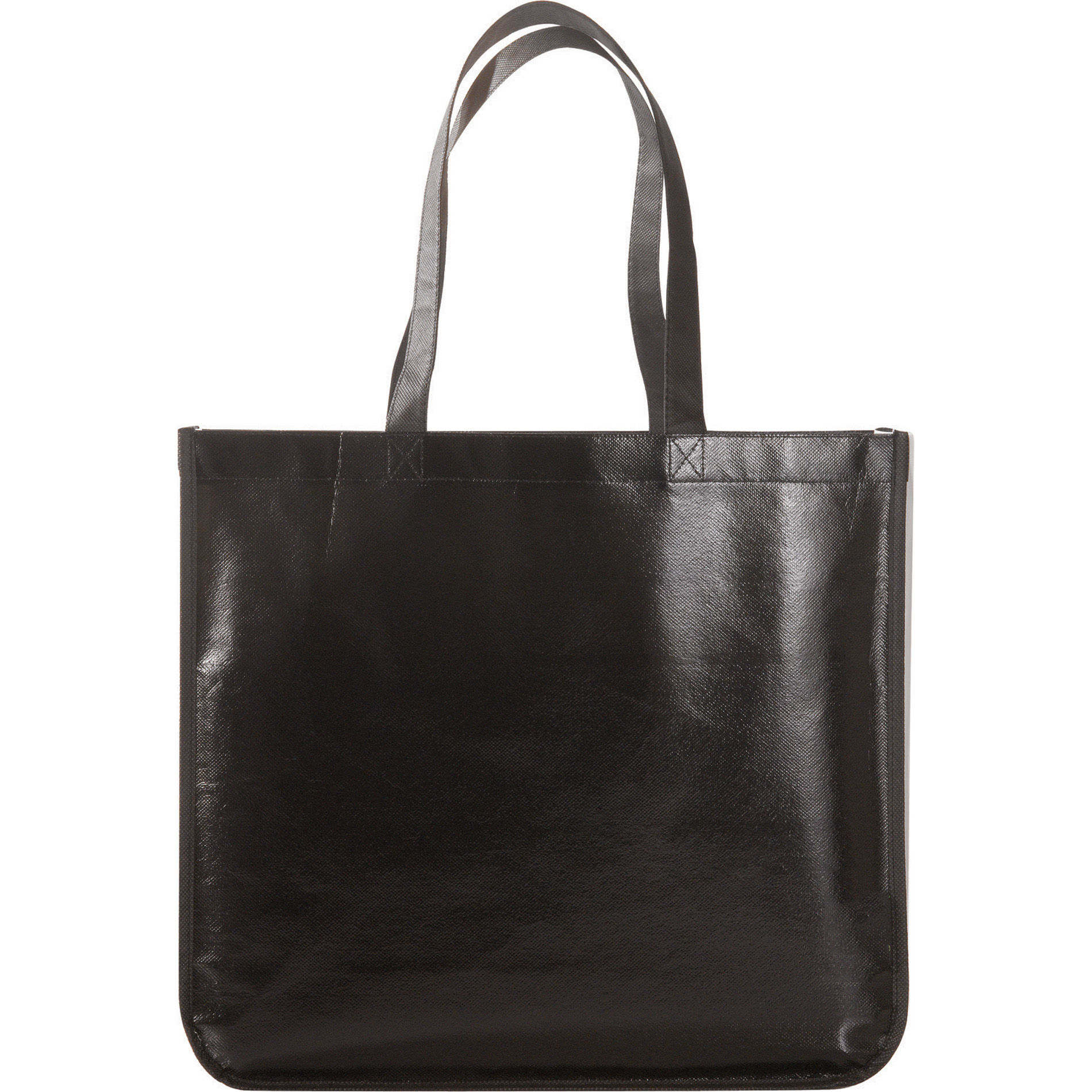 Large Laminated Non-Woven Shopper Tote - Blank Promo Bags