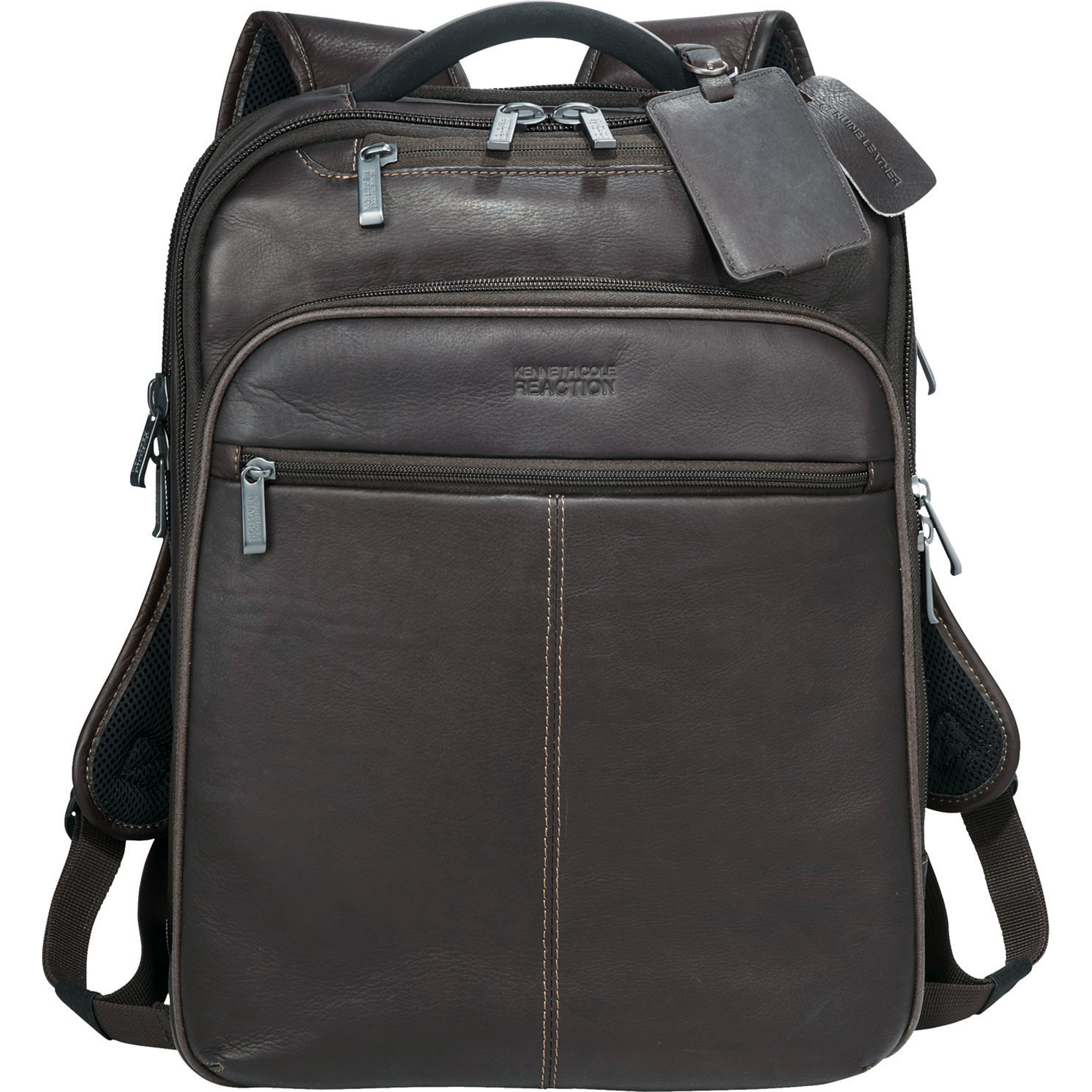 Kenneth Cole? Colombian Leather TSA Compu-Backpack - Blank Promo Bags